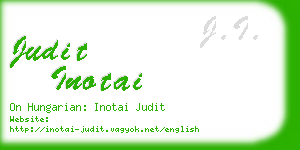 judit inotai business card